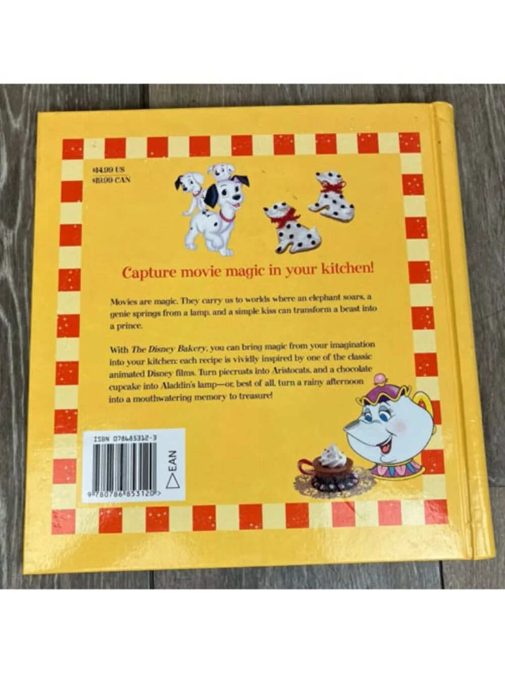 The Disney Bakery Cookbook Magical Recipes First 1st Edition 2000 Vintage HC